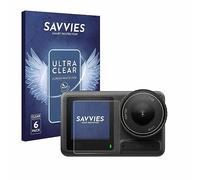 Savvies 6 Pack Protection Film compatible with DJI Osmo Action 4