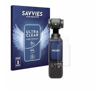Savvies 6 Pack Protection Film compatible with DJI Osmo Pocket 3