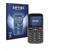 Savvies 6 Pack Protection Film compatible with Doro 5860