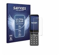Savvies 6 Pack Protection Film compatible with Doro Aurora A20