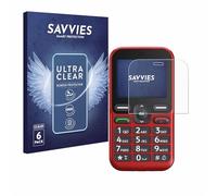 Savvies 6 Pack Protection Film compatible with Doro Leva L10