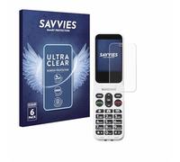 Savvies 6 Pack Protection Film compatible with Doro Leva L20