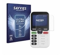 Savvies 6 Pack Protection Film compatible with Doro Leva X10