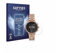 Savvies 6 Pack Protection Film compatible with Fossil Q Venture HR (4.Gen)