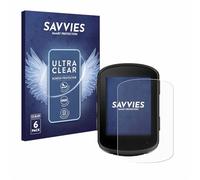Savvies 6 Pack Protection Film compatible with Garmin Edge 840 Solar