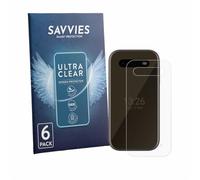 Savvies 6 Pack Protection Film compatible with HMD 2660 Flip 4G