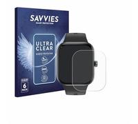 Savvies 6 Pack Protection Film compatible with Honor Choice InFoWear Watch 2 Pro