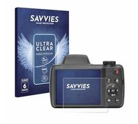 Savvies 6 Pack Protection Film compatible with Kodak Pixpro AZ528