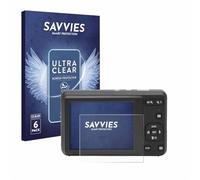 Savvies 6 Pack Protection Film compatible with Kodak Pixpro FZ55