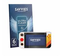 Savvies 6 Pack Protection Film compatible with My Arcade Atari Gamestation Go Portable