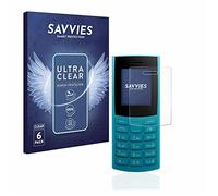 Savvies 6 Pack Protection Film compatible with Nokia 105 4G (2023)