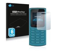 Savvies 6 Pack Protection Film compatible with Nokia 110 4G 2021