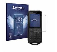 Savvies 6 Pack Protection Film compatible with Nokia 800 Tough