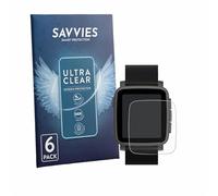 Savvies 6 Pack Protection Film compatible with Pebble Time 2 2026