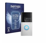 Savvies 6 Pack Protection Film compatible with Ring Video Doorbell Plus