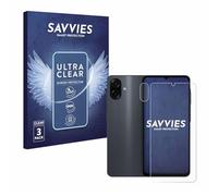 Savvies 6 Pack Protection Film compatible with Samsung Galaxy A07 4G