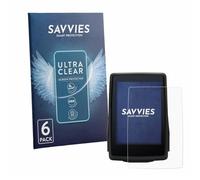 Savvies 6 Pack Protection Film compatible with Sigma ROX 4.0 SE