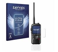 Savvies 6 Pack Protection Film compatible with Standard Horizon HX890