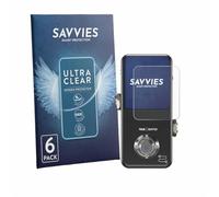 Savvies 6 Pack Protection Film compatible with TC Electronic POLYTUNE 3 Noir