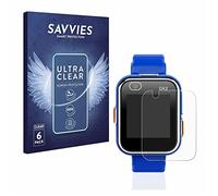 Savvies 6 Pack Protection Film compatible with Vtech Kidizoom Smart Watch DX2