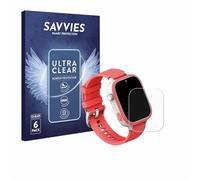 Savvies 6 Pack Screen Protector compatible with AngelTech Kids Smartwatch Ultra 1.83" Protection Film Clear