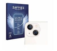 Savvies 6 Pack Screen Protector compatible with Apple iPhone 13 (ONLY Camera Lens) Protection Film Clear