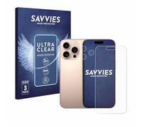Savvies 6 Pack Screen Protector compatible with Apple iPhone 16 Pro Max (Front+Camera) Protection Film Clear