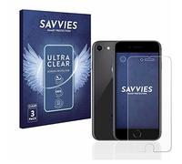 Savvies 6 Pack Screen Protector compatible with Apple iPhone 8 (Front+Camera) Protection Film Clear