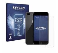 Savvies 6 Pack Screen Protector compatible with Apple iPhone 8 Plus (Front+Camera) Protection Film Clear