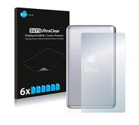 Savvies 6 Pack Screen Protector compatible with Apple iPod classic 120 GB (Back, 7th Gen.) Protection Film Clear