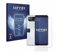 Savvies 6 Pack Screen Protector compatible with ASUS ROG Phone 7 Ultimate (Front+Camera) Protection Film Clear