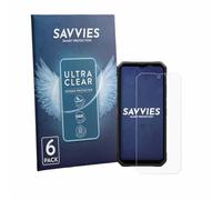 Savvies 6 Pack Screen Protector compatible with Blackview Fort 2 Protection Film Clear