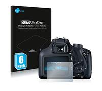 Savvies 6 Pack Screen Protector compatible with Canon EOS 4000D Protection Film Clear