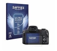 Savvies 6 Pack Screen Protector compatible with Canon PowerShot SX70 HS Protection Film Clear