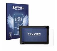 Savvies 6 Pack Screen Protector compatible with Carpuride W702 / W702B / W702H / W712D / W702BS 7" Protection Film Clear
