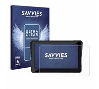Savvies 6 Pack Screen Protector compatible with Carpuride W702RS Pro 7" Protection Film Clear