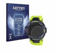 Savvies 6 Pack Screen Protector compatible with Casio G-Shock GBD-H2000 Protection Film Clear