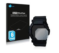 Savvies 6 Pack Screen Protector compatible with Casio G-Shock GD350 Protection Film Clear