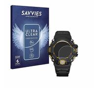 Savvies 6 Pack Screen Protector compatible with Casio G-Shock GW-9400Y-1 Protection Film Clear