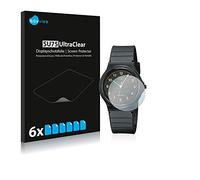 Savvies 6 Pack Screen Protector compatible with Casio Unisex MQ-24 Protection Film Clear
