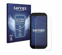Savvies 6 Pack Screen Protector compatible with Caterpillar Cat S42 H+ Protection Film Clear