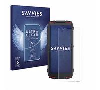 Savvies 6 Pack Screen Protector compatible with Cubot King Kong Mini 3 Protection Film Clear