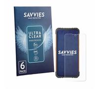 Savvies 6 Pack Screen Protector compatible with Cubot KingKong Ace 5 Protection Film Clear