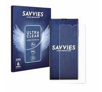 Savvies 6 Pack Screen Protector compatible with Cubot P40 Protection Film Clear