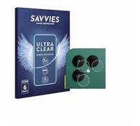 Savvies 6 Pack Screen Protector compatible with Fairphone 6 (ONLY Camera) Protection Film Clear