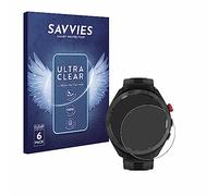 Savvies 6 Pack Screen Protector compatible with Garmin Approach S70 (47 mm) Protection Film Clear