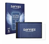 Savvies 6 Pack Screen Protector compatible with Garmin DriveSmart 86 MT-S Protection Film Clear