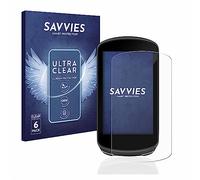 Savvies 6 Pack Screen Protector compatible with Garmin Edge 1030 Plus Protection Film Clear