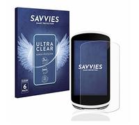 Savvies 6 Pack Screen Protector compatible with Garmin Edge 1030 Protection Film Clear