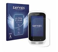Savvies 6 Pack Screen Protector compatible with Garmin Edge Explore 1000 Protection Film Clear